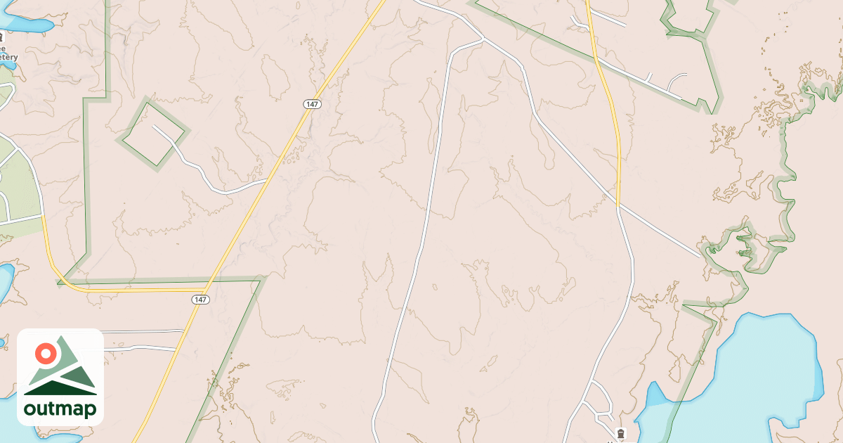 Map of HOG BRANCH