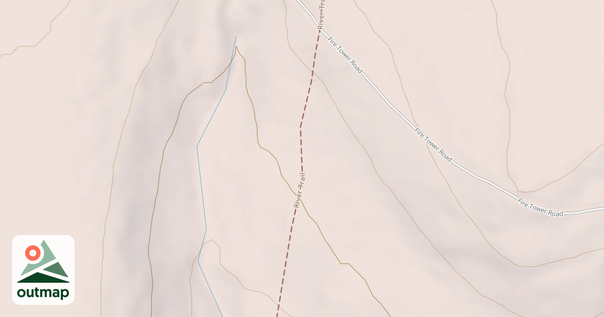 Map of Cook Forest State Park Trails