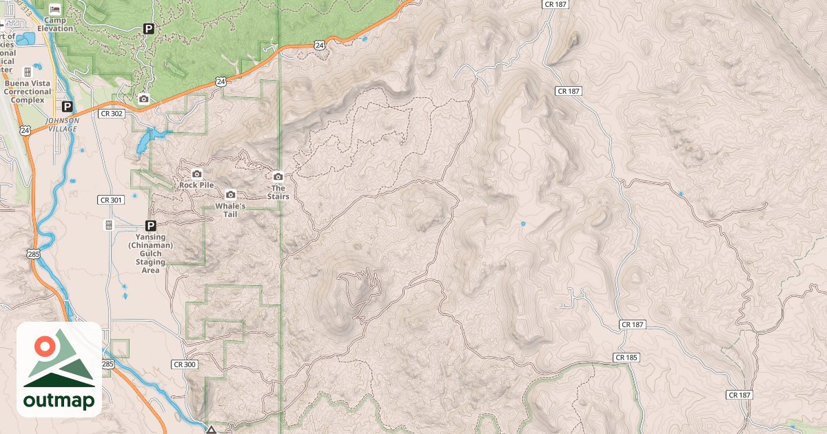 Map of BALD MTN GULCH