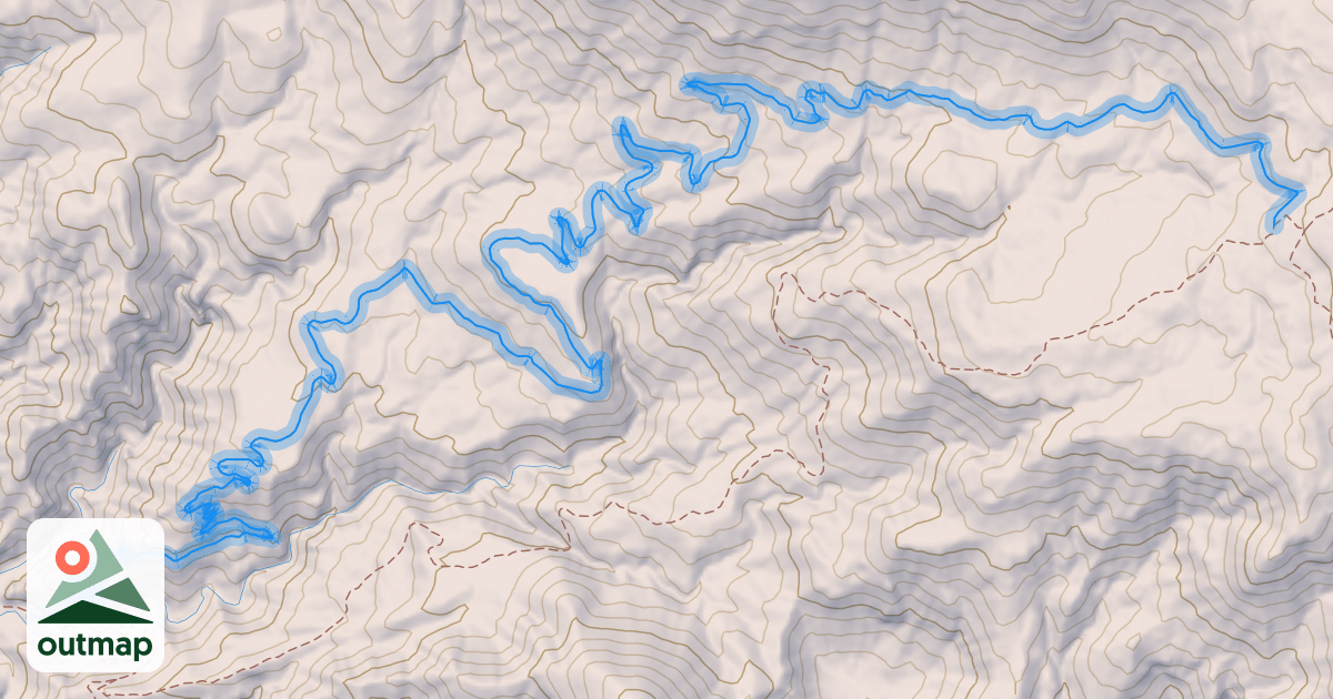 Map of Lightning Switch Trail