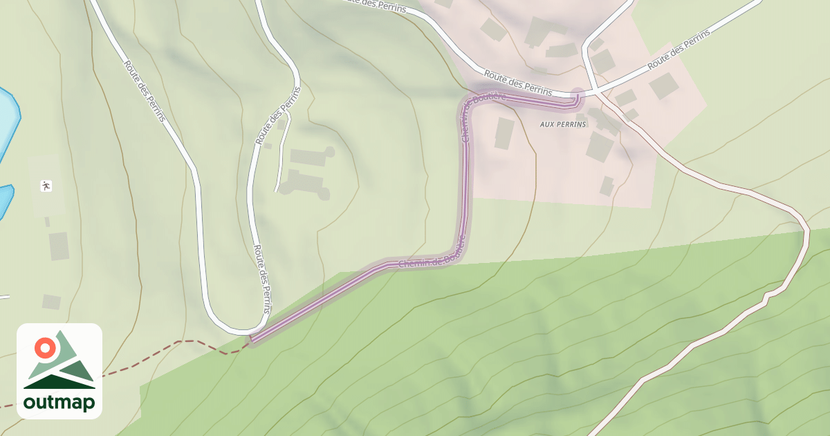 Map of Chemin de Boutière