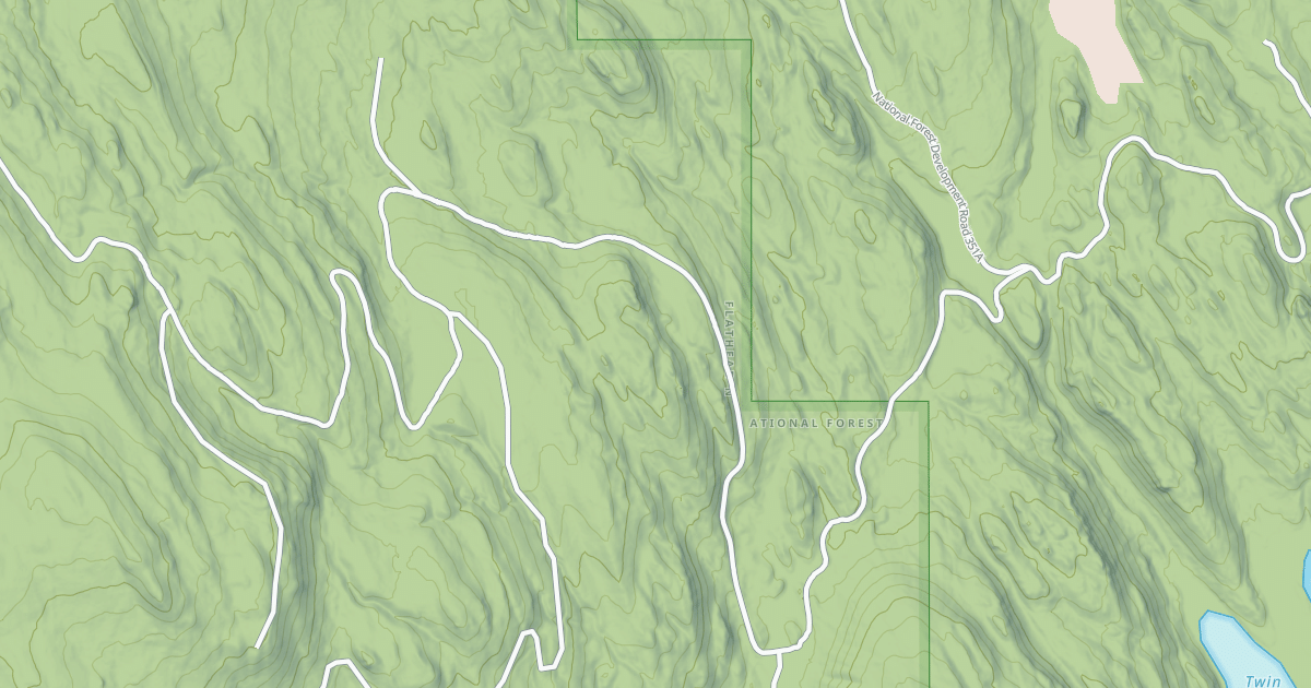 Map preview of CLIFF CREEK LOOP