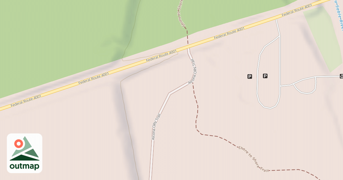 Map of Oscoda-Alcona Smt Dnr96