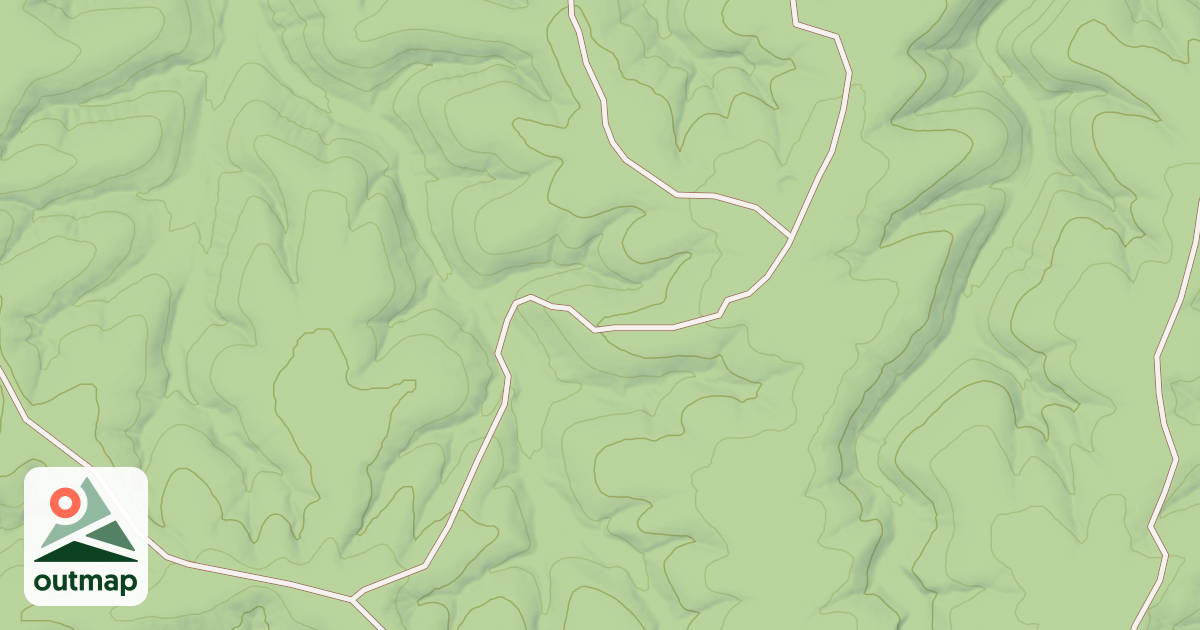 Map of CUB CREEK SPUR E