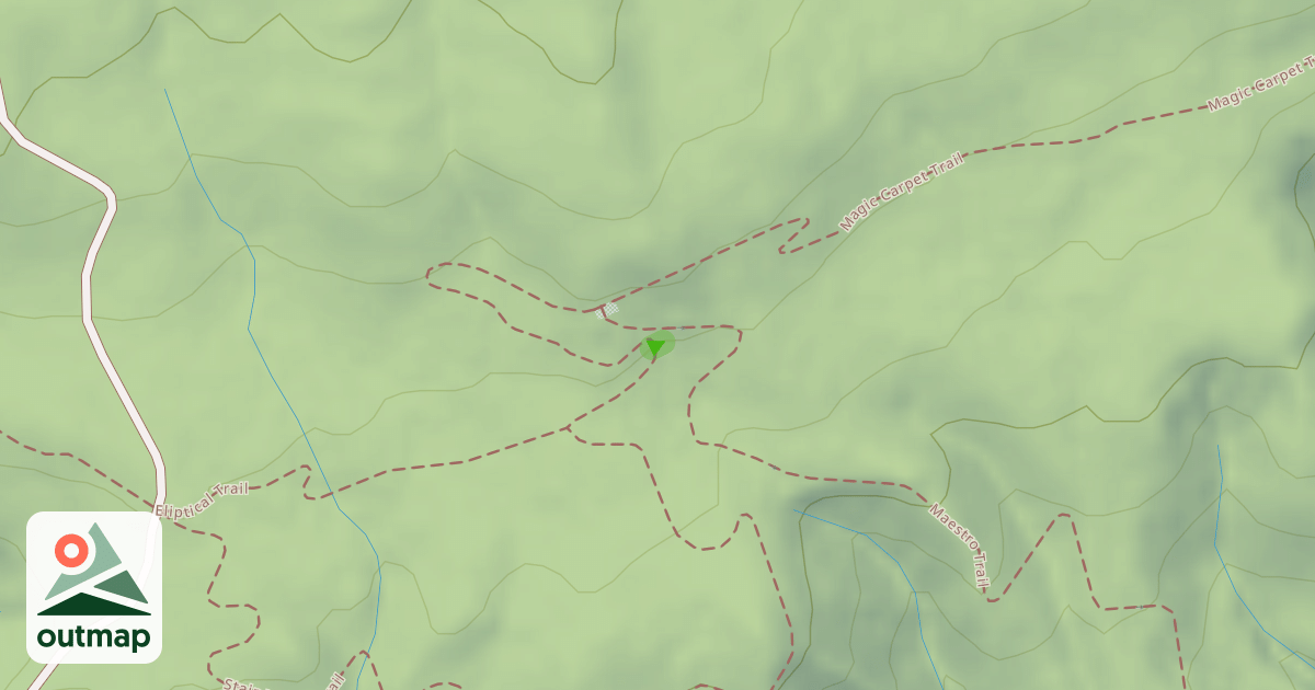 Map of Diamond Deck Bypass Trail