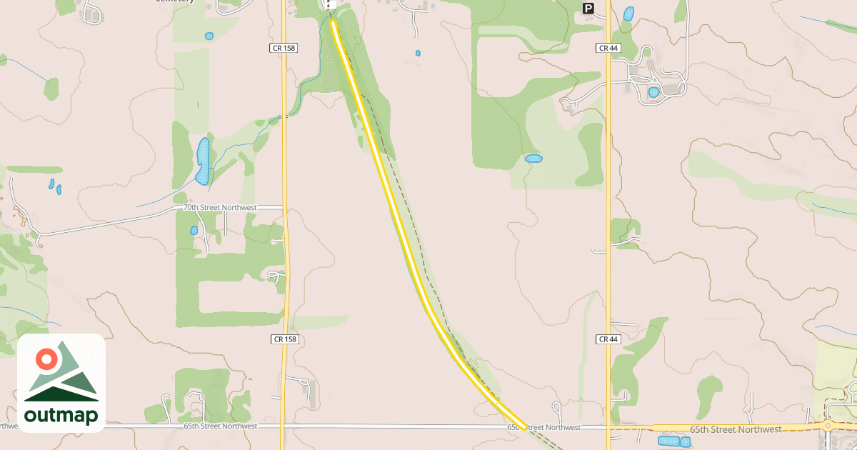 Map of Douglas State Trail