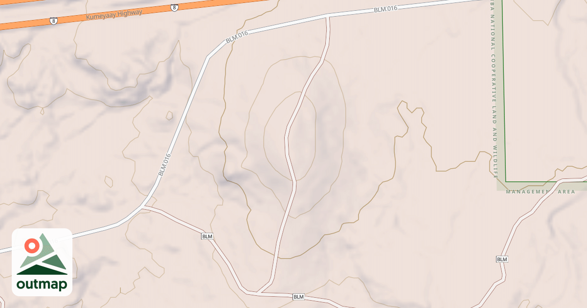 Map of BLM National GTLF Public Motorized Roads ad626443-62cd-40db-95d1-159de86101e5