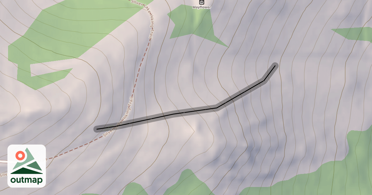 Map of Mayflower Chutes