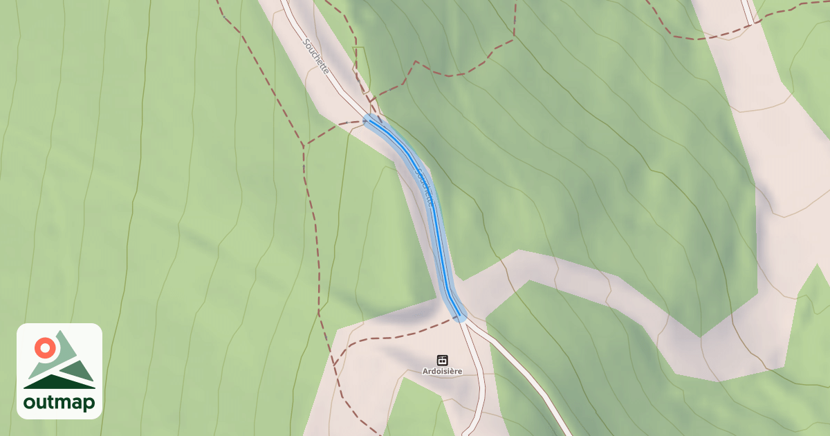 Map of Souchette