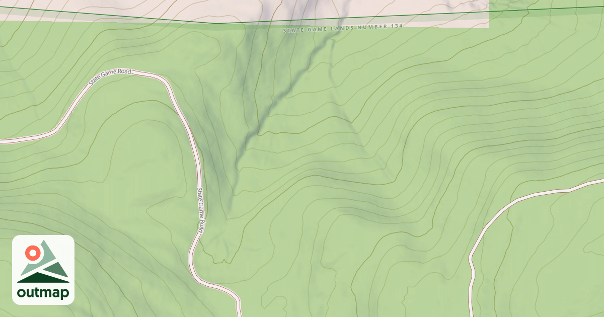 Map of Billdick Run Trail