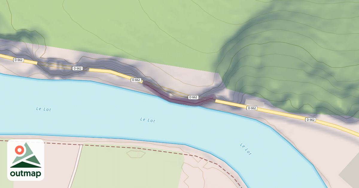 Map of Climbing Crag