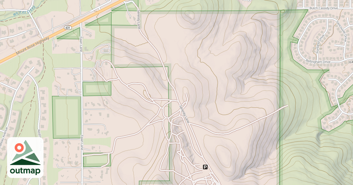 Map of SERENITY LANE