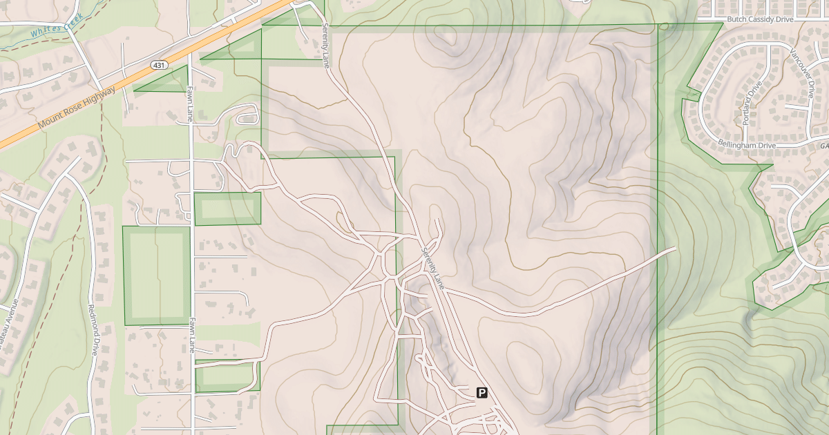 Map preview of SERENITY LANE
