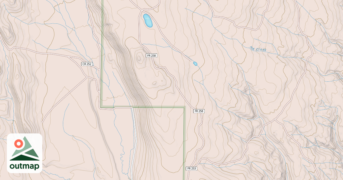 Map of DRY LAKE