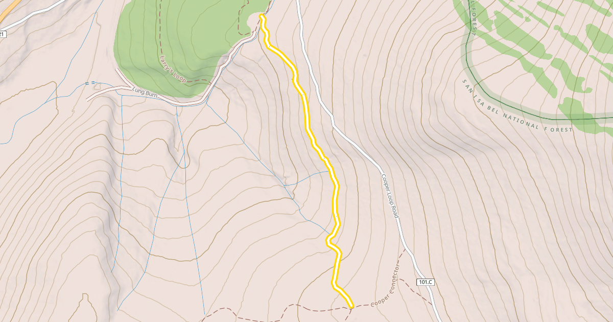 Map preview of Willa's Way