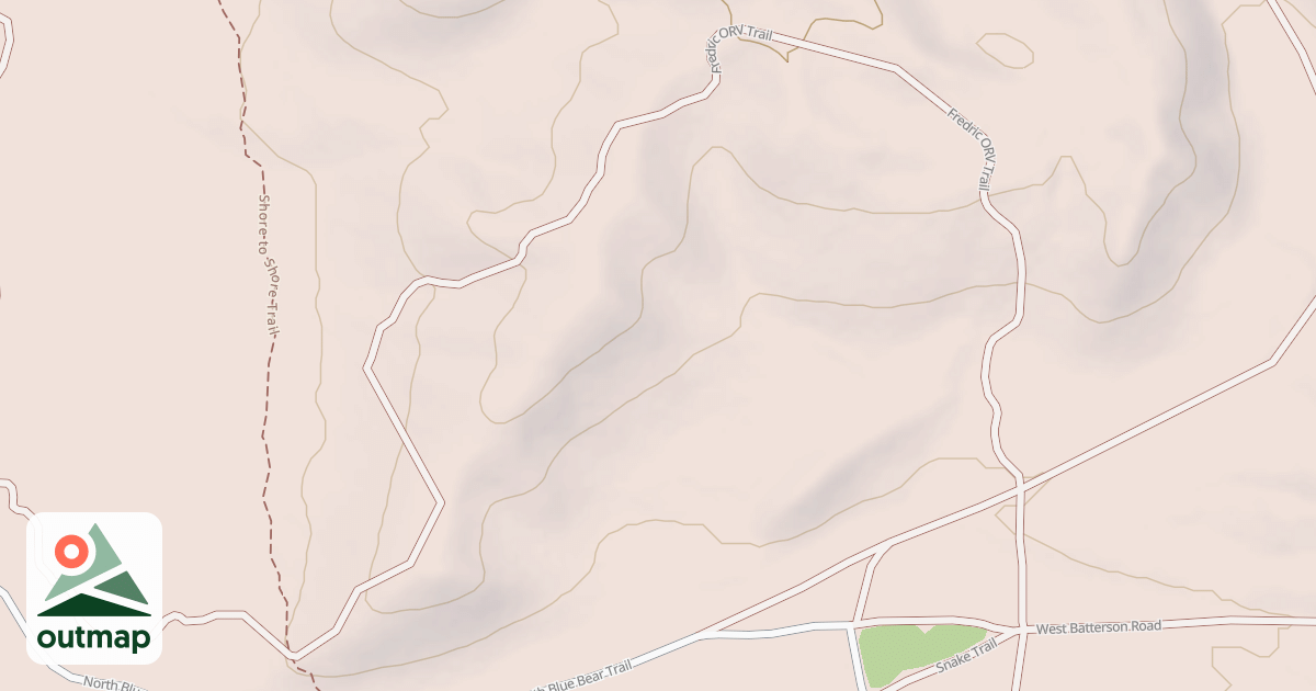 Map of Frederic Trail