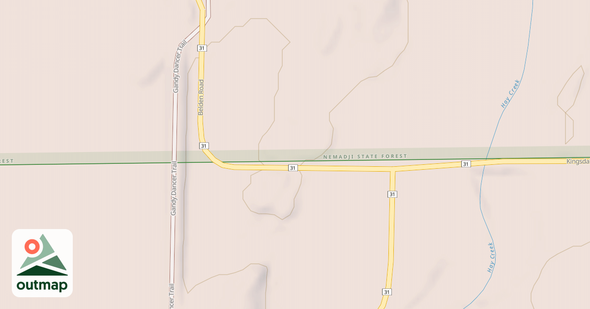 Map of Washington/Ramsey Trail