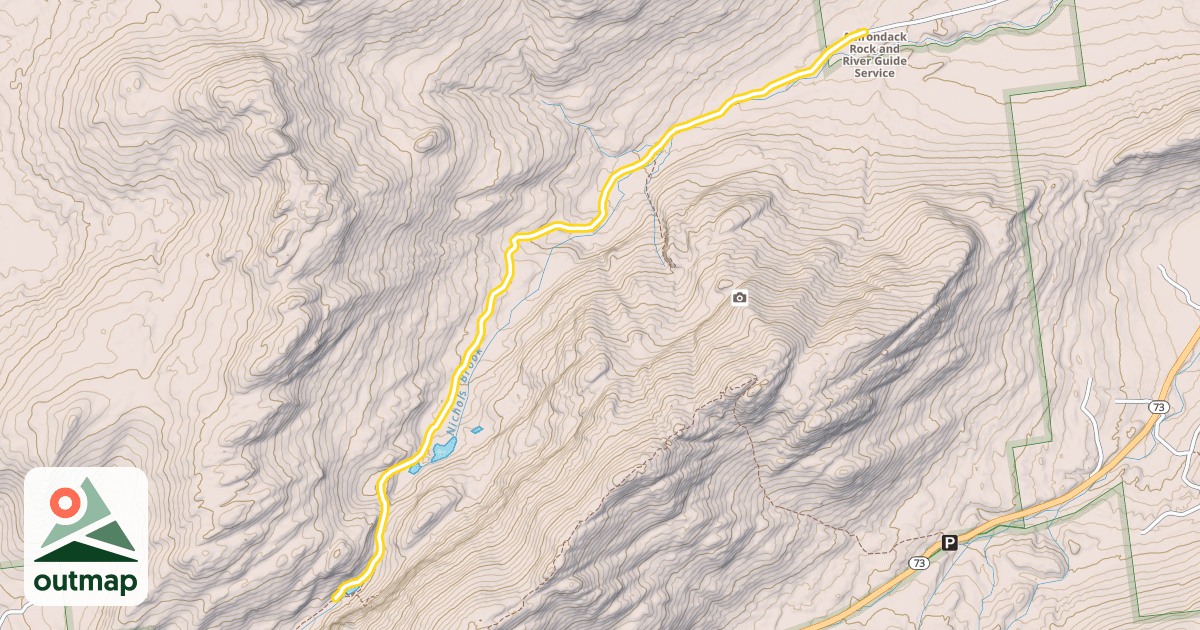 Map of Jack Rabbit Trail
