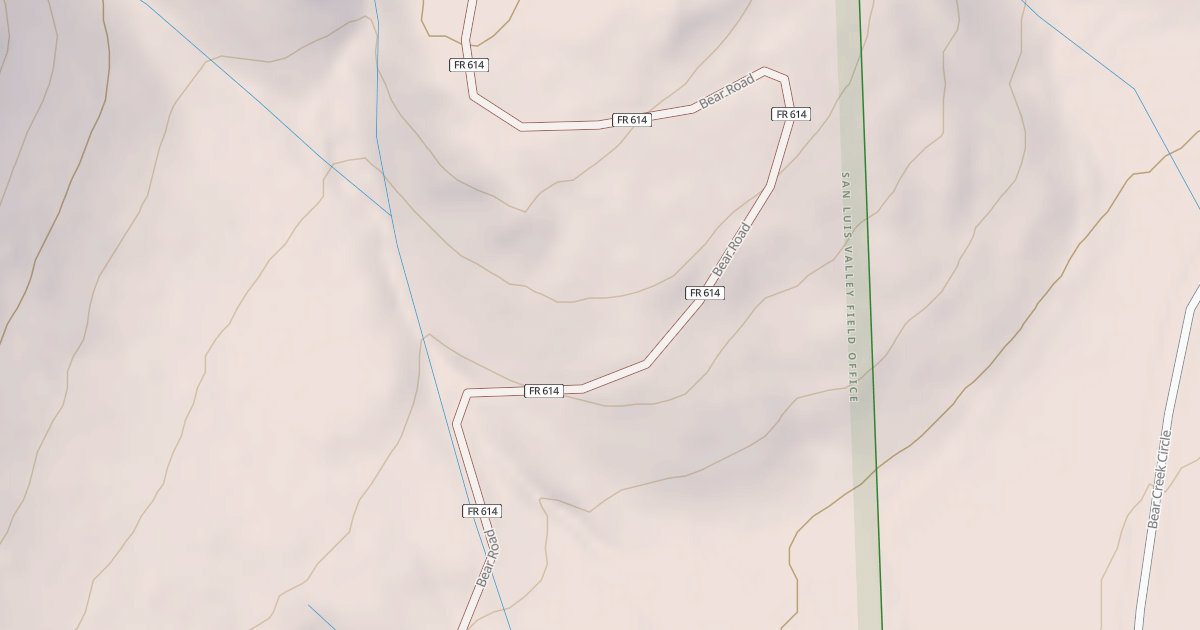 Map preview of BLM National GTLF Public Motorized Roads e121f066-231f-4dd4-b104-e751d5d46de2