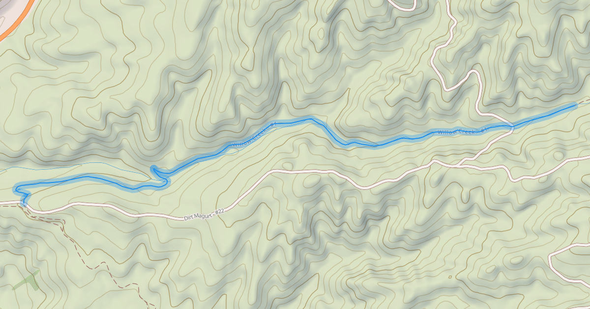 Map preview of Willow Creek - #1