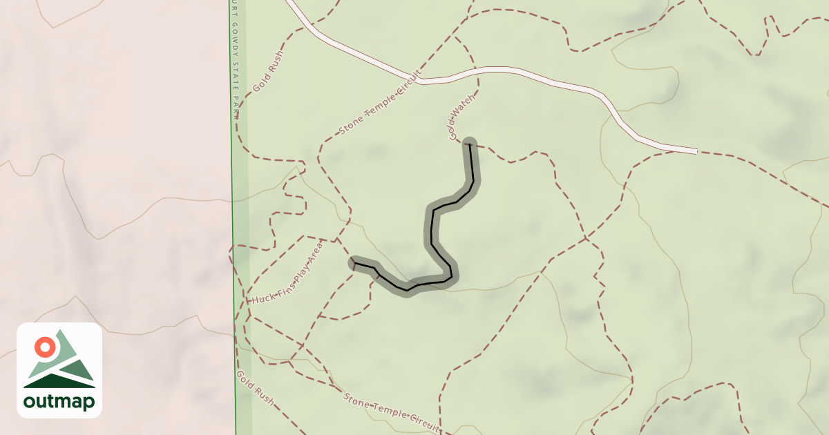 Map of Huck Fins Play Area