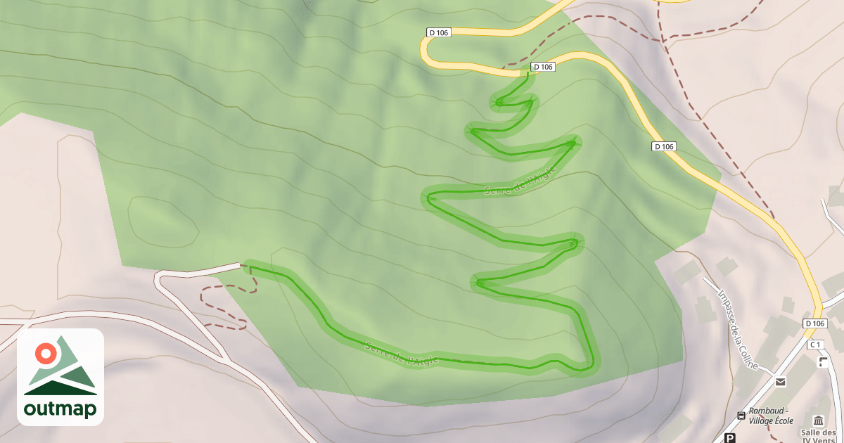 Map of Serre de l'Aigle
