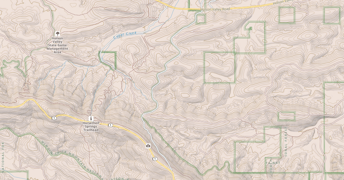 Map preview of TALL CEDAR