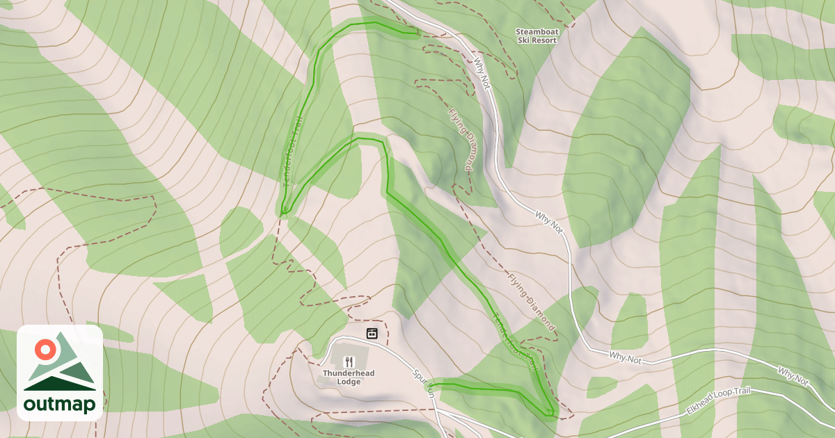 Map of Tenderfoot Trail