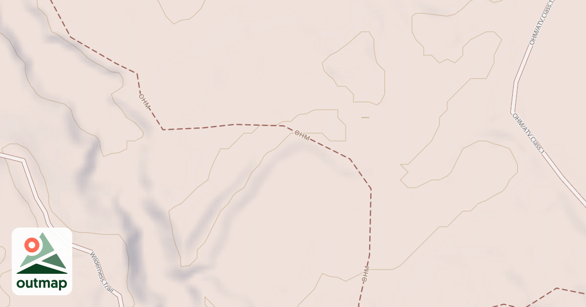 Map of Straight Arrows Trail