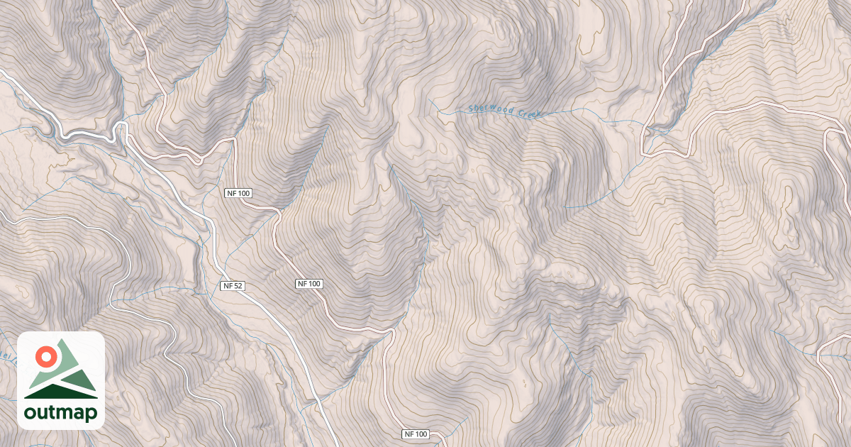 Map of FIFTH CREEK PASS