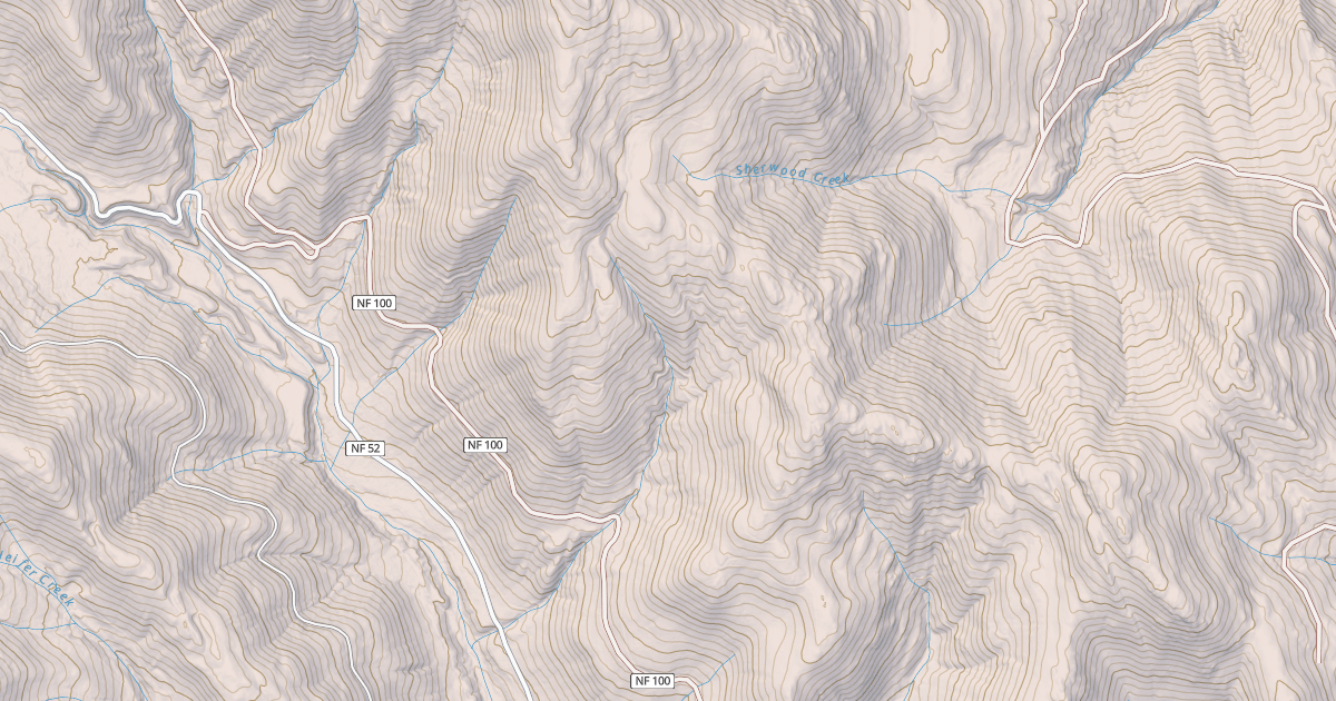 Map preview of FIFTH CREEK PASS