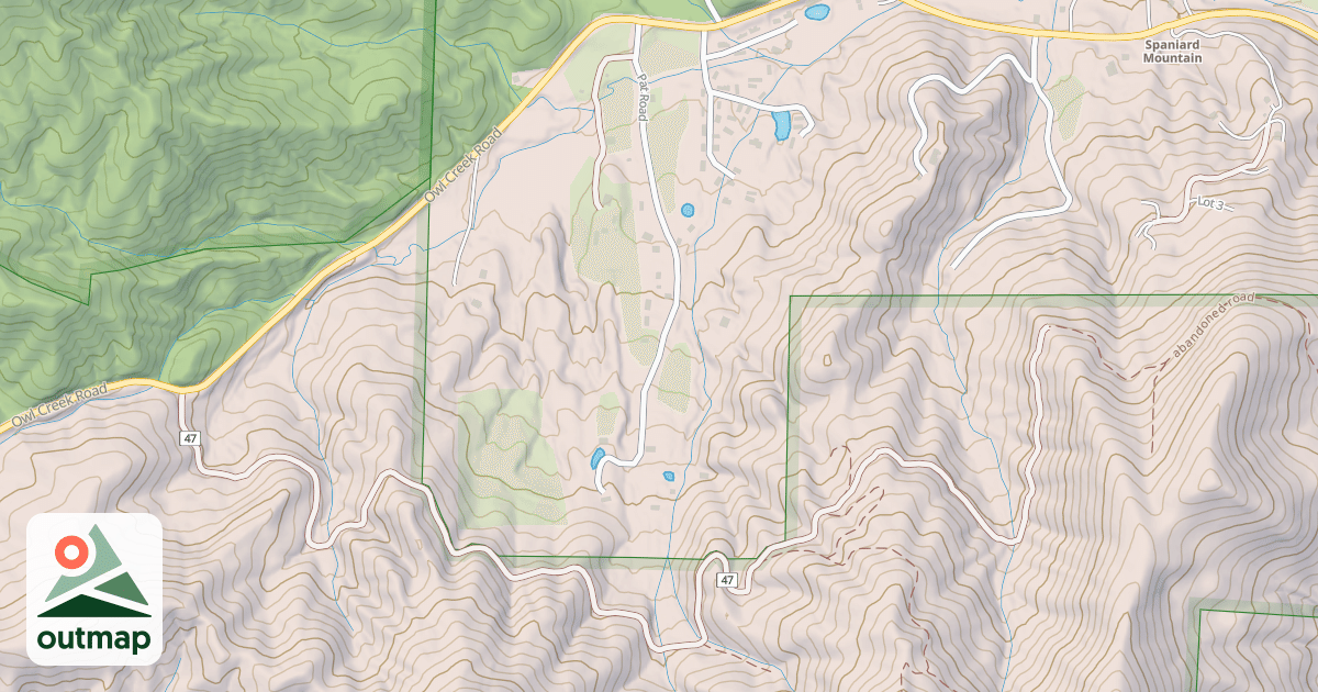 Map of OWL CREEK