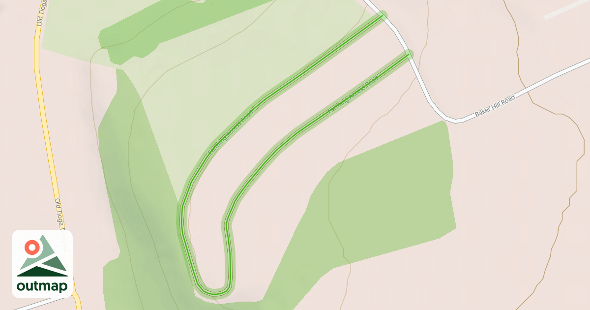 Map of Farming Access Road