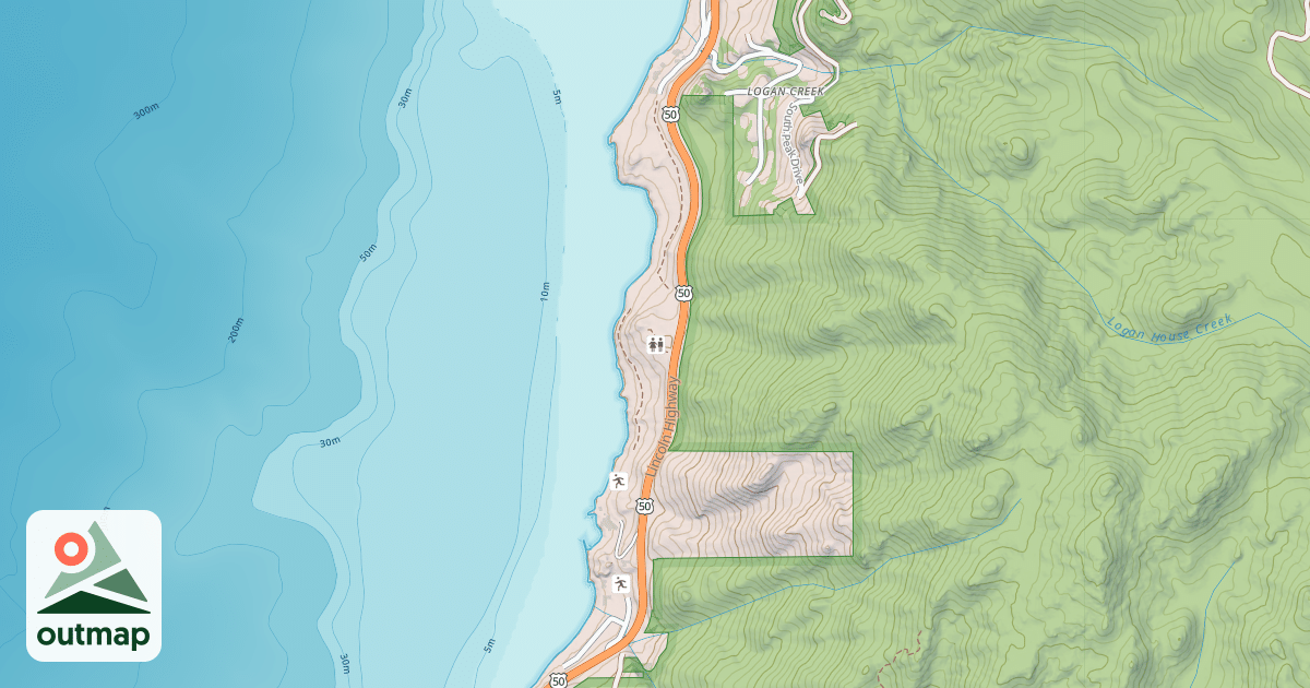 Map of LAKE BIGLER TOLL ROAD