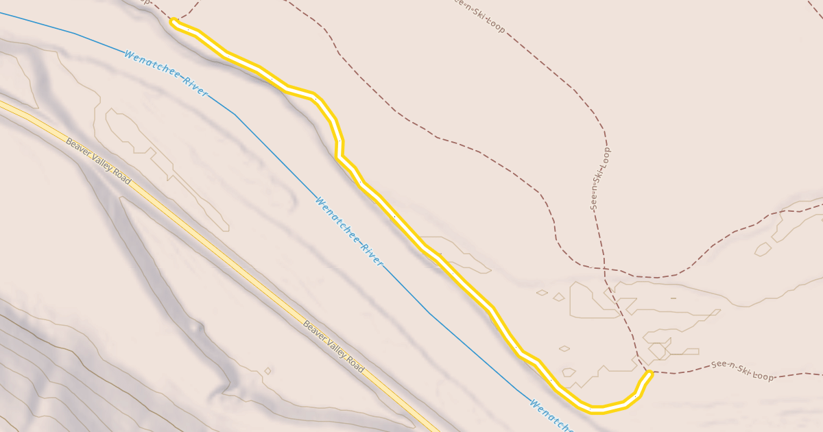 Map preview of See-n-Ski Loop