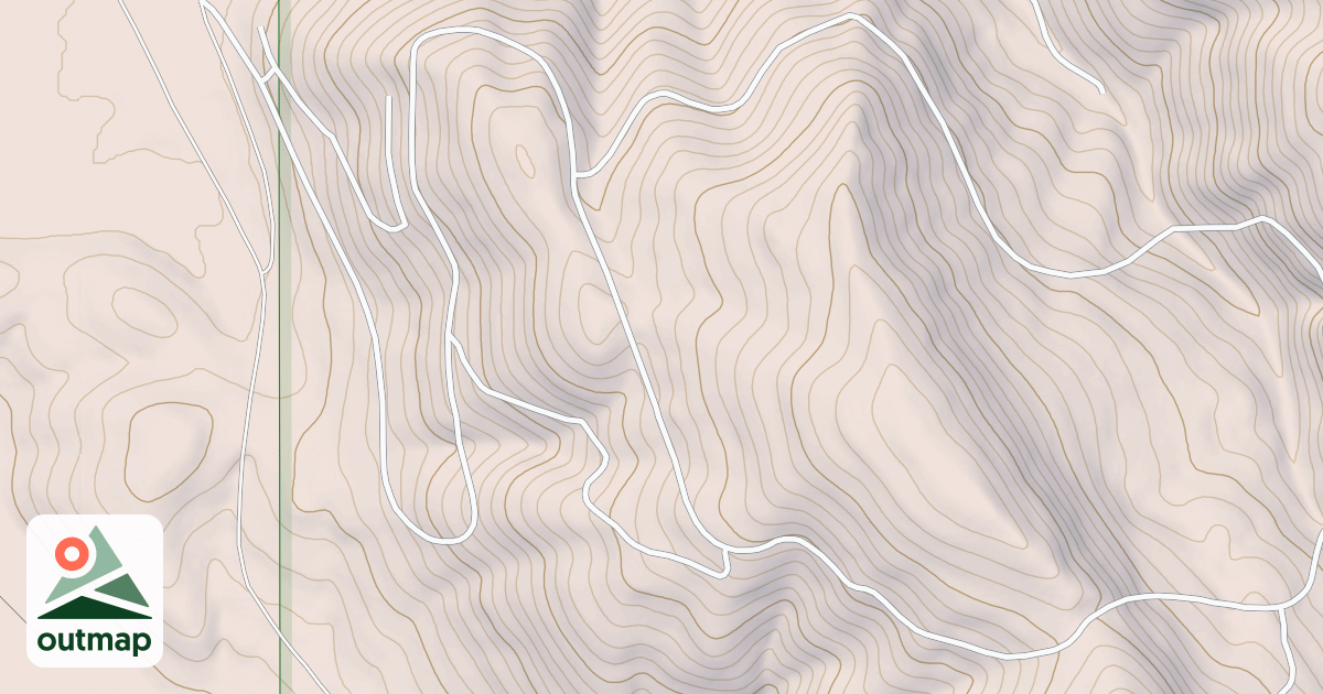Map of MAYBE CANYON