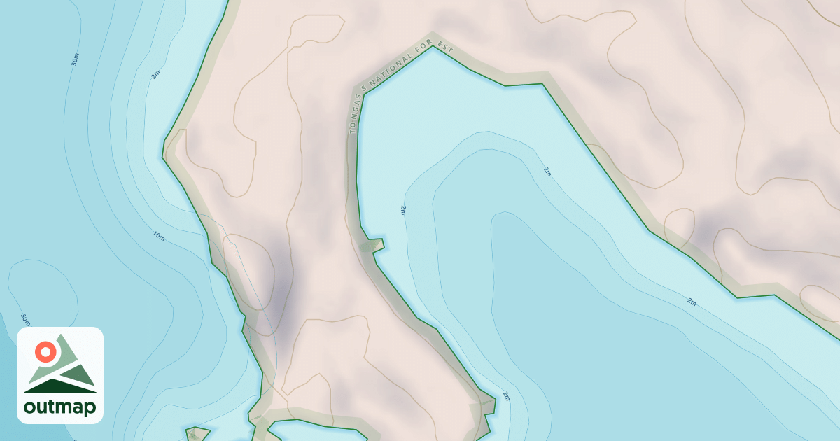 Map of Kizhuchia Creek Road