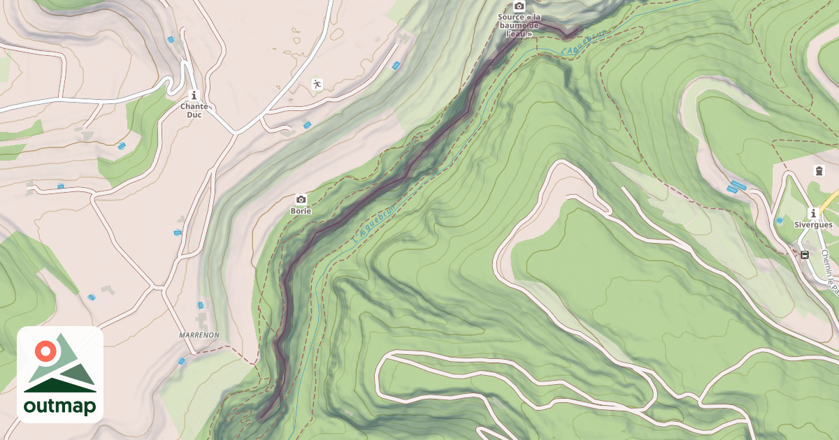 Map of Falaise de Buoux