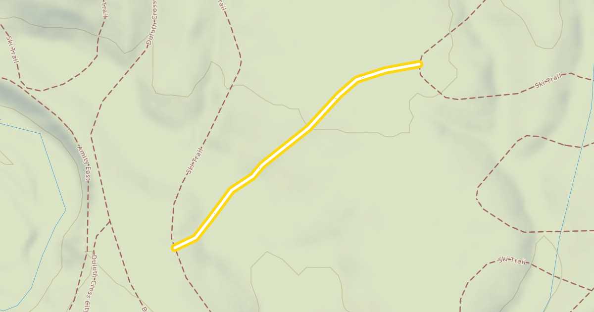 Map preview of Ski Trail