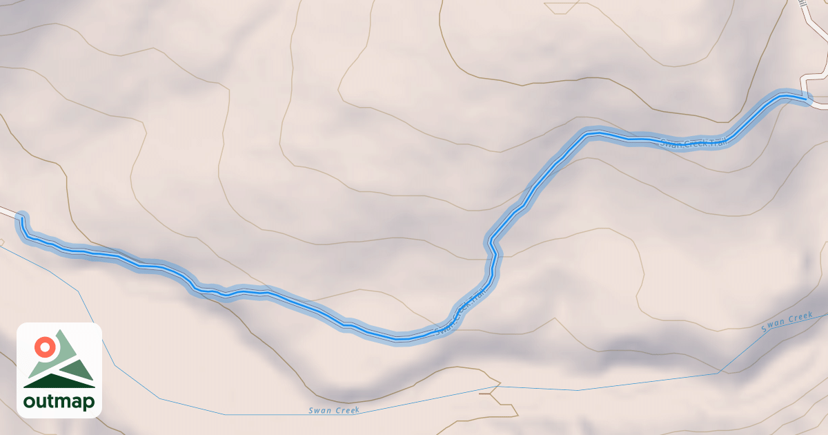 Map of Swan Creek Trail