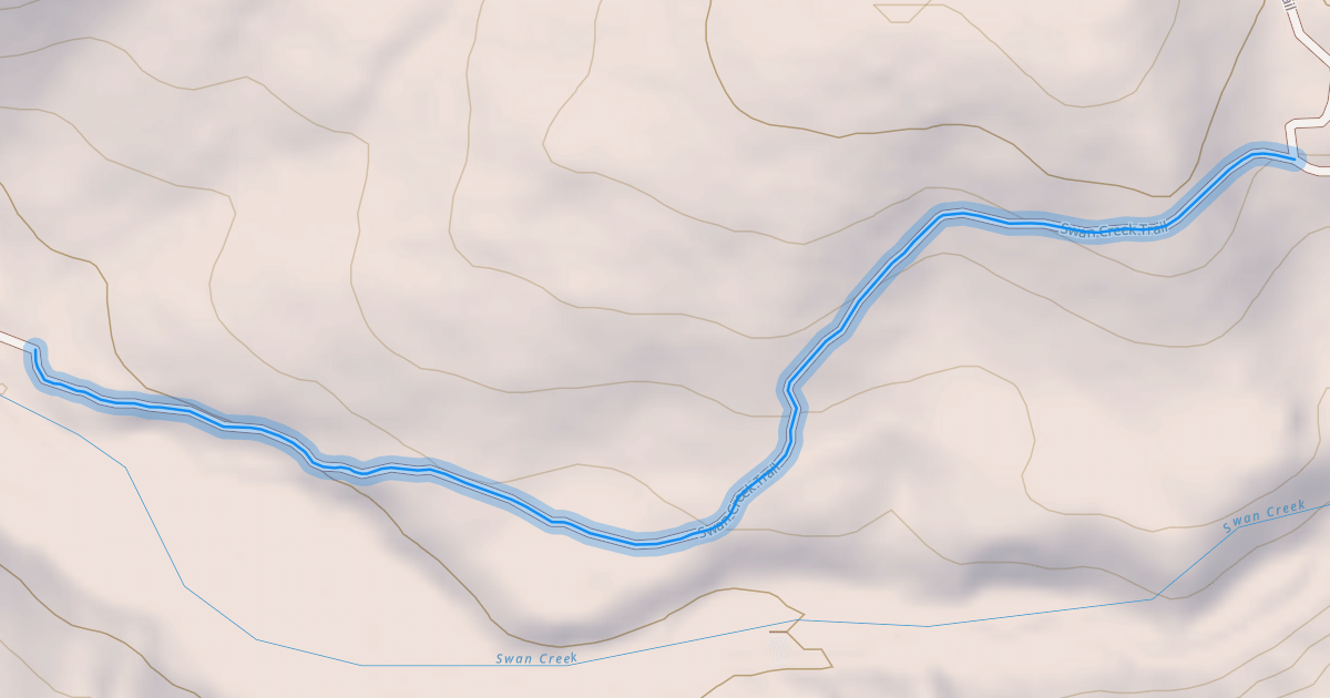Map preview of Swan Creek Trail
