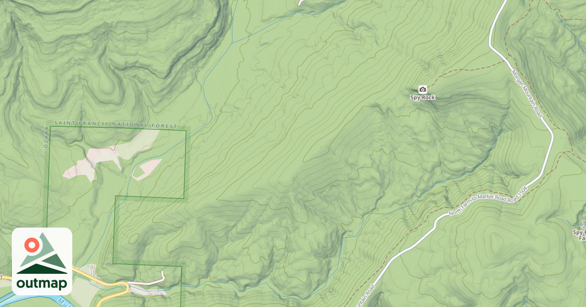 Map of USFS National Forest System Roads {FC375CCD-2E8D-4E06-8816-082CDF292E69}