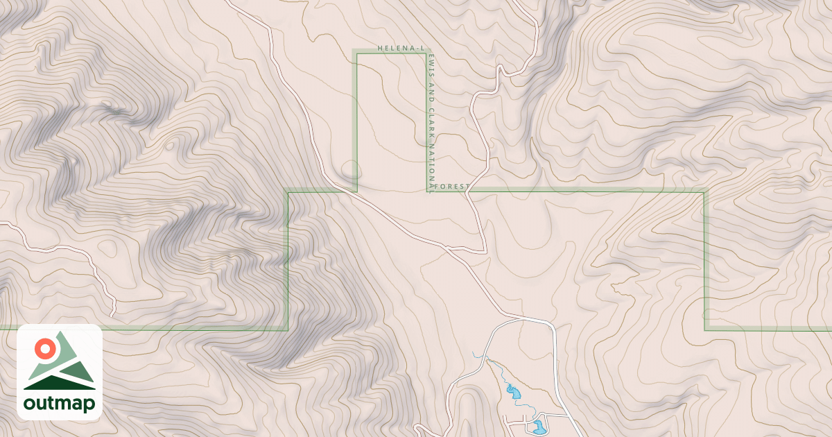 Map of ROBERTS CR - ROUGH LOCK
