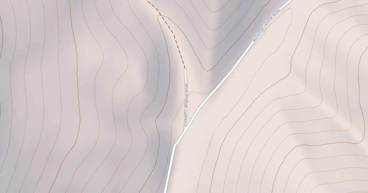 Map preview of ERICKSON CAMPSITE