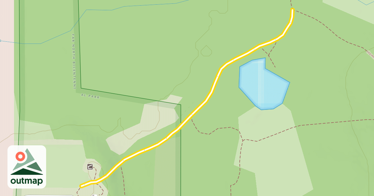 Map of Abbott Loop Trail
