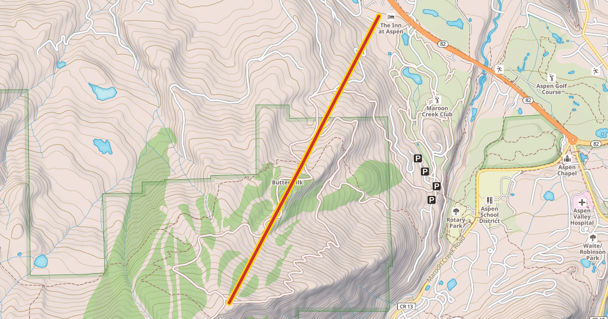 Map preview of Summit Express