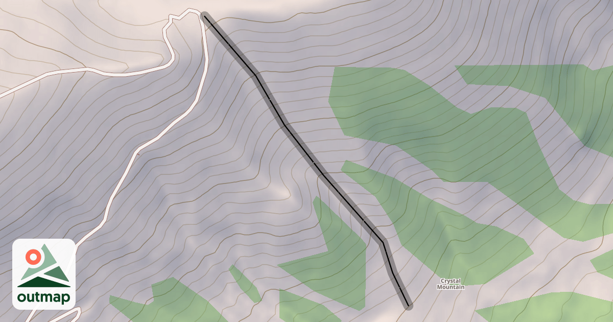 Map of Middle Ferk's Run