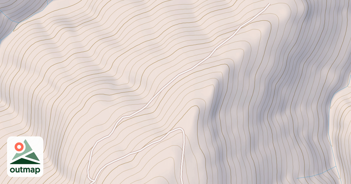 Map of BARK SHANTY RIDGE