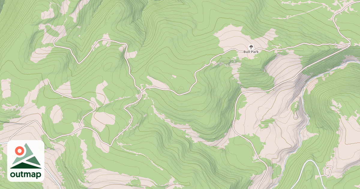 Map of FOOL CREEK RIDGE