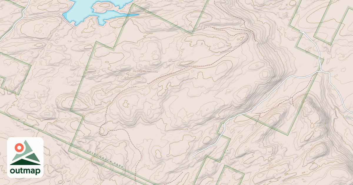 Map of Jerseyfield Railbed